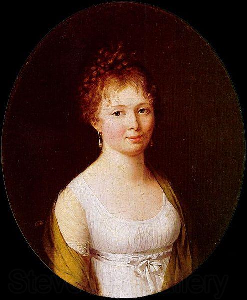 Louis Leopold  Boilly Portrait of Gabrielle Josephine du Pont